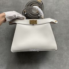 펜디피카부탑핸들백화이트