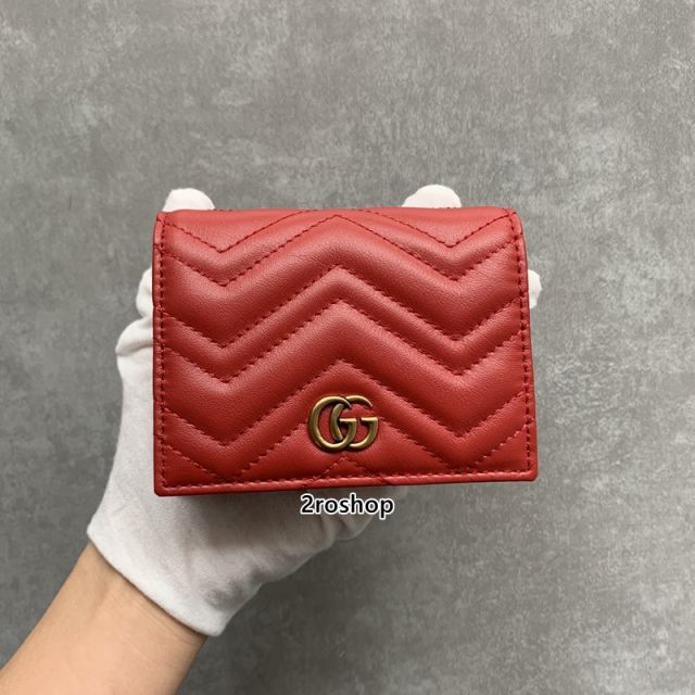 구찌마몽카드케이스레드