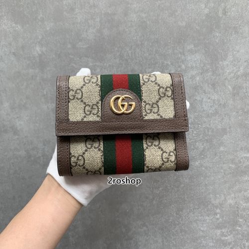 구찌오피디아3단카드지갑블랙