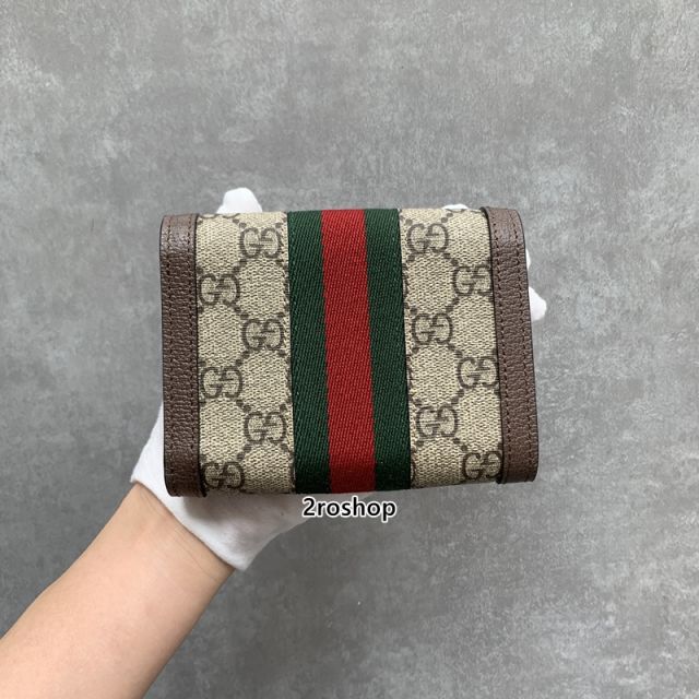 구찌오피디아3단카드지갑블랙