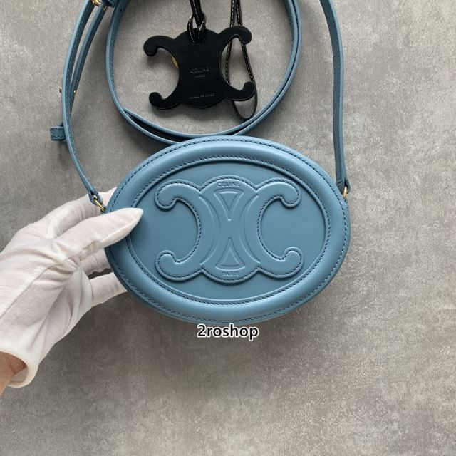 셀린느퀴르트리오페오벌백블루스몰