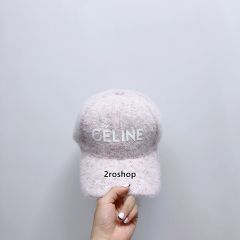 셀린느로고볼캡연핑크