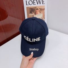 셀린느로고볼캡그린