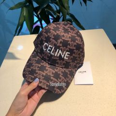 셀린느로고볼캡연핑크