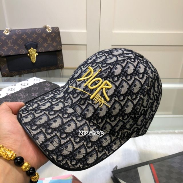 디올오블리크로고볼캡연노랑