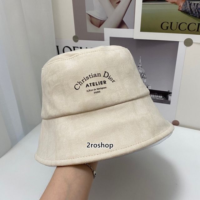 디올버킷햇주황