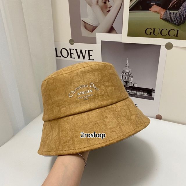 디올버킷햇주황