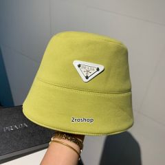 프라다로고버킷햇그린