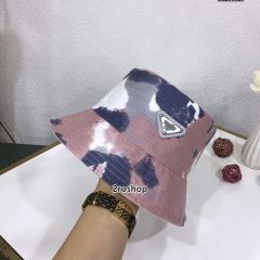 프라다로고버킷햇화이트