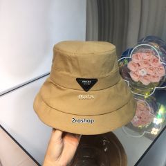 프라다로고버킷햇블랙