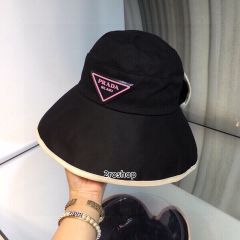 프라다로고버킷햇블랙