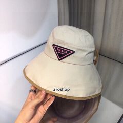프라다로고버킷햇블랙