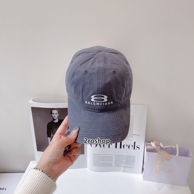 발렌시아가볼캡연블루