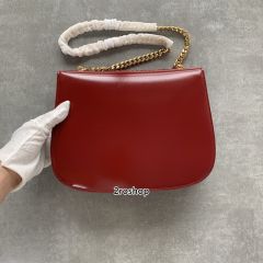 셀린느트리오페베르사체체인숄더백레드