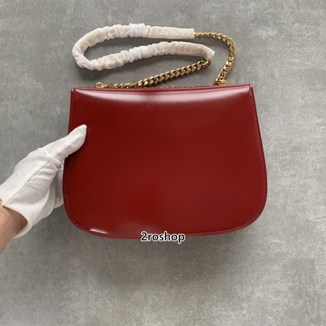 셀린느트리오페베르사체체인숄더백레드