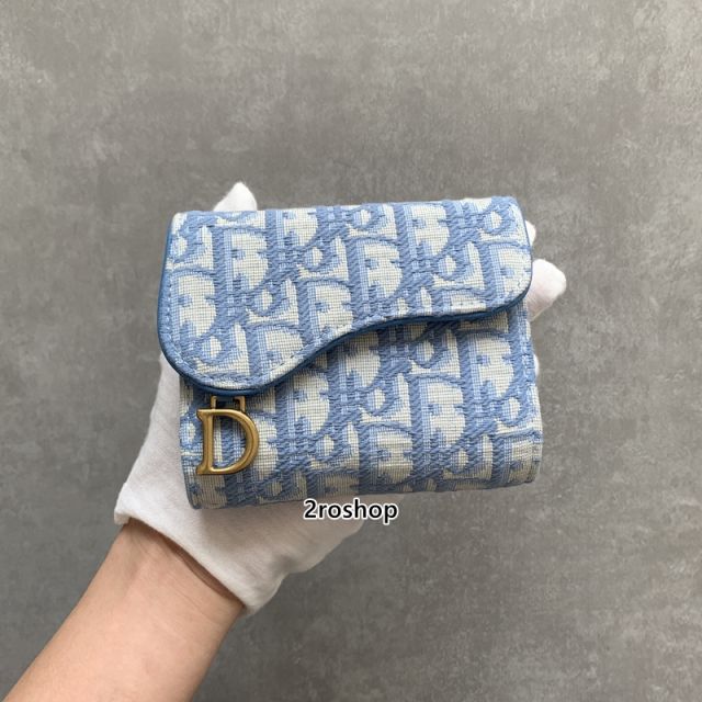 디올새들플랩카드지갑