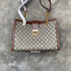 구찌패드락체인백