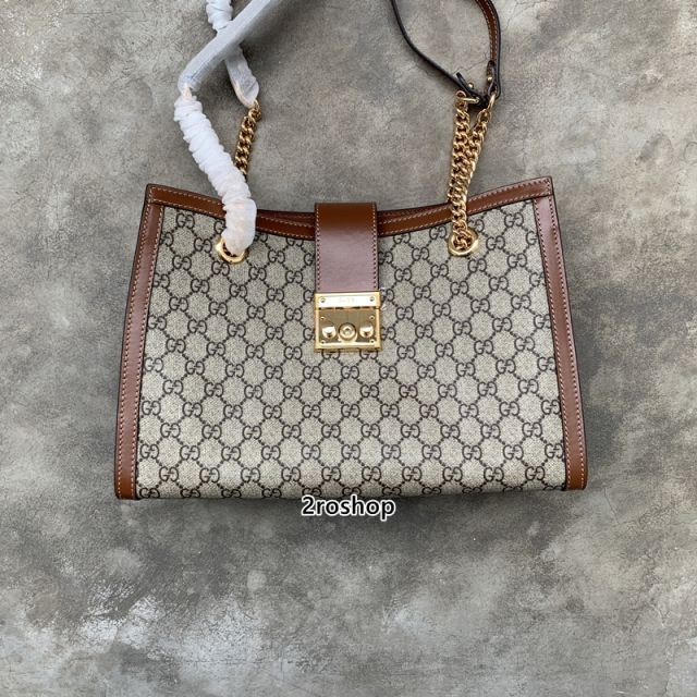 구찌패드락체인백