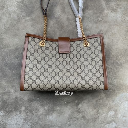 구찌패드락체인백