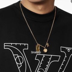 LV&NBA 목걸이