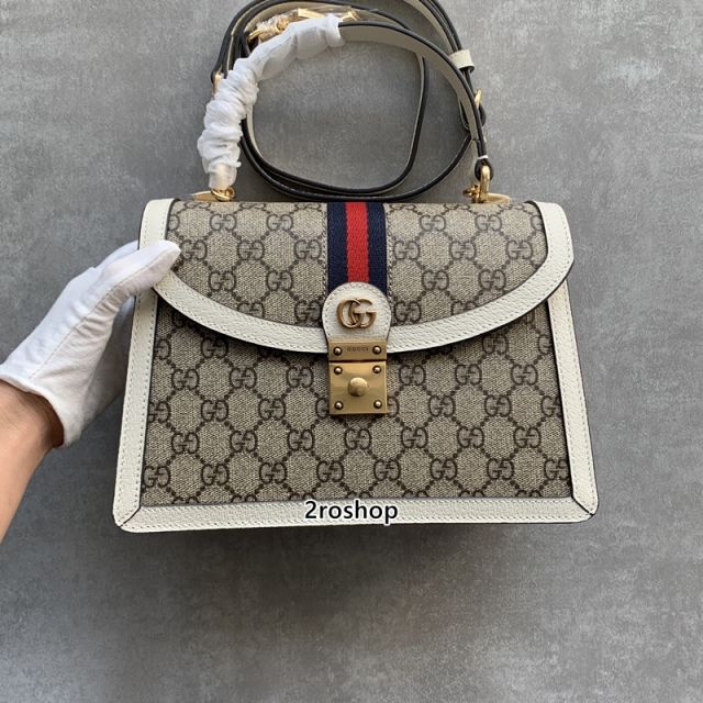 구찌오피디아패드락탑핸들백화이트