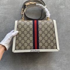 구찌오피디아패드락탑핸들백화이트