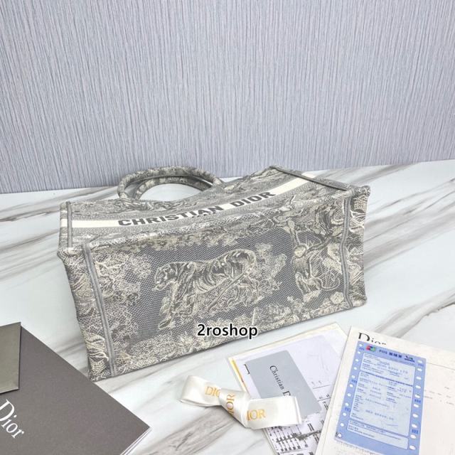 디올북토트백미듐그레이