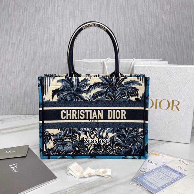 디올북토트백미듐멀티블루