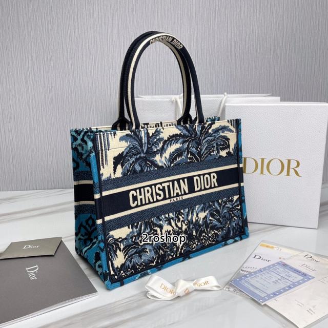 디올북토트백미듐멀티블루