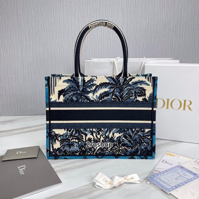 디올북토트백미듐멀티블루