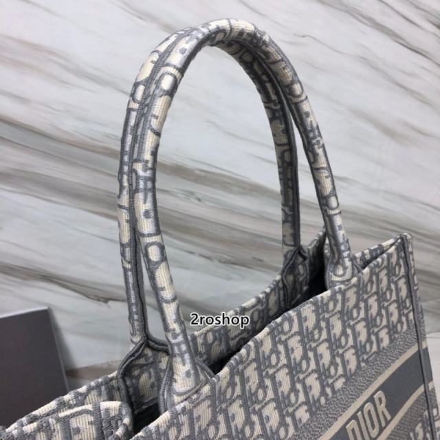 디올북토트백미듐멀티그레이