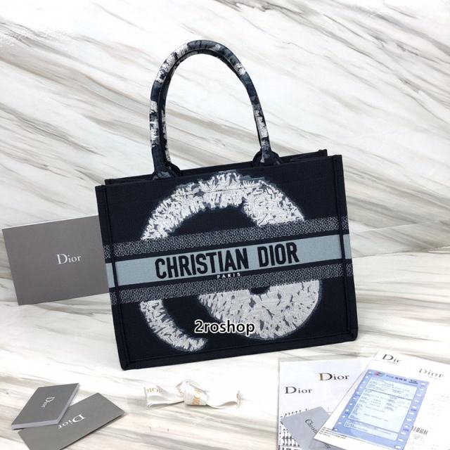 디올북토트백라지멀티블랙