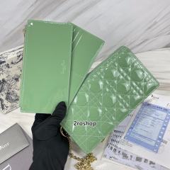 디올레이디백까나쥬페이턴트그린