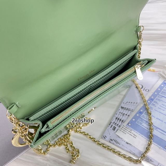 디올레이디백까나쥬페이턴트그린