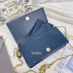 디올레이디백까나쥬페이턴트블루