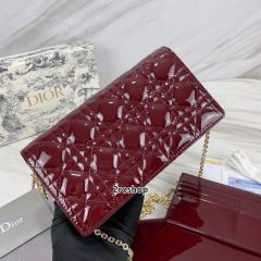 디올레이디백까나쥬페이턴트체리레드