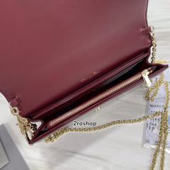 디올레이디백까나쥬페이턴트체리레드