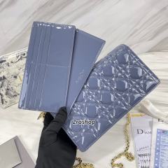 디올레이디백까나쥬페이턴트블루