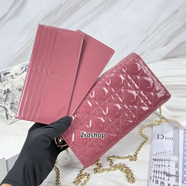 디올레이디백까나쥬페이턴트레드