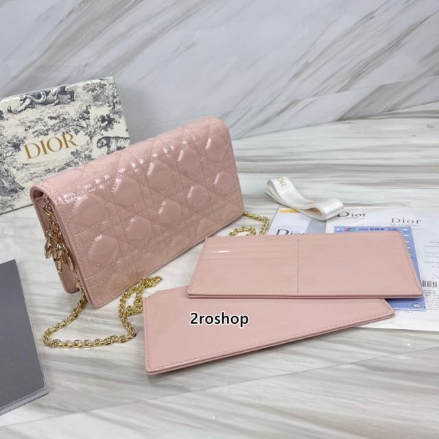 디올레이디백까나쥬페이턴트핑크