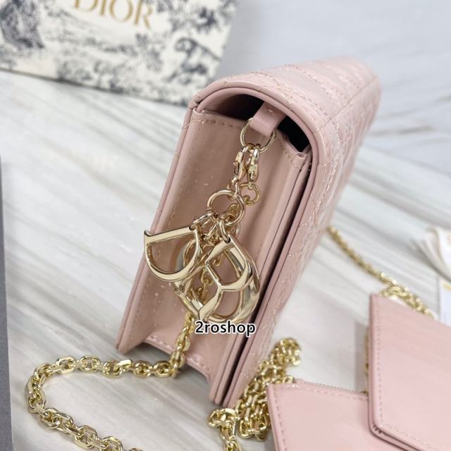 디올레이디백까나쥬페이턴트핑크