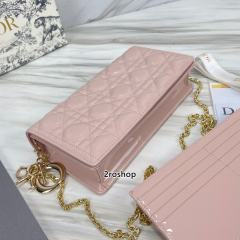 디올레이디백까나쥬페이턴트핑크