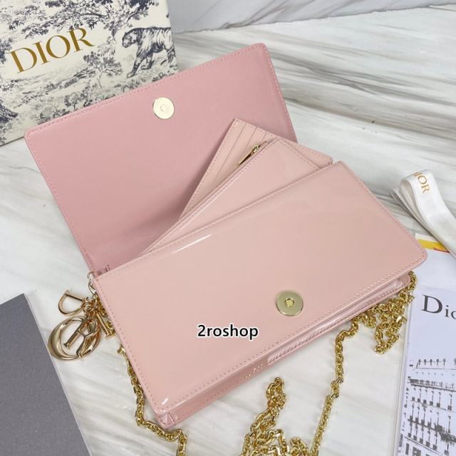 디올레이디백까나쥬페이턴트핑크