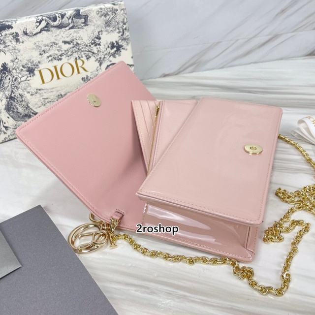 디올레이디백까나쥬페이턴트핑크