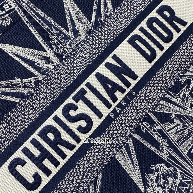 디올북토트백미듐멀티블루