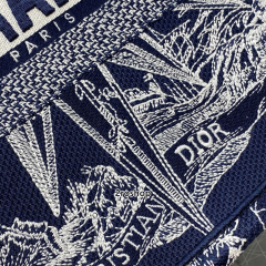 디올북토트백미듐멀티블루