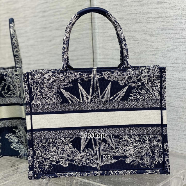 디올북토트백미듐멀티블루