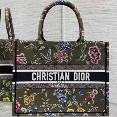 디올북토트백미듐멀티그린