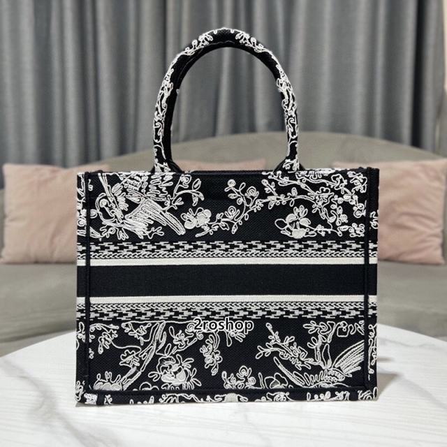 디올북토트백미듐멀티블랙