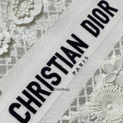 디올북토트백미듐화이트